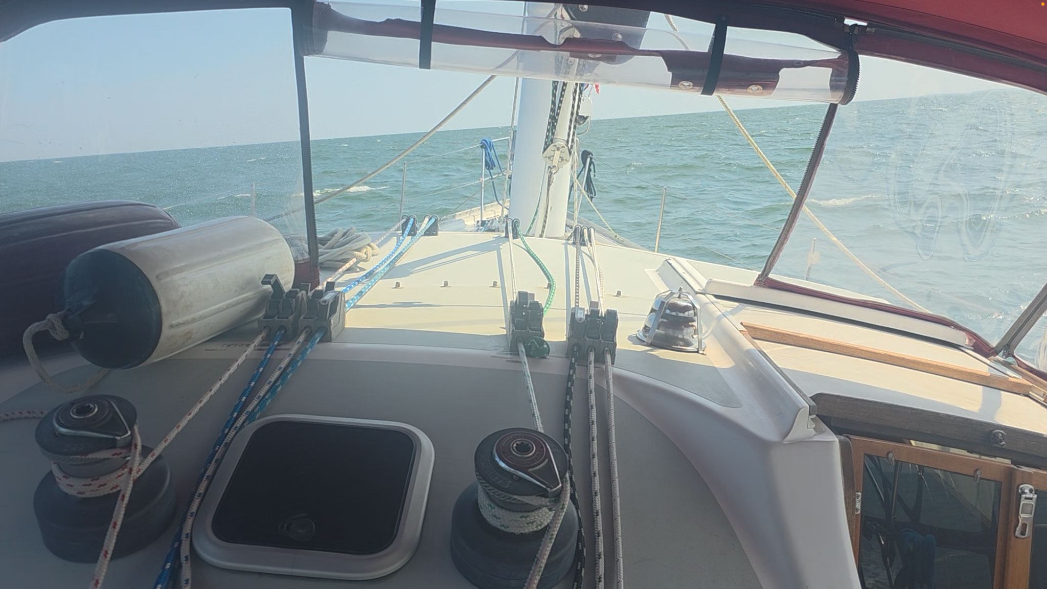 From the sailor's view on the boat